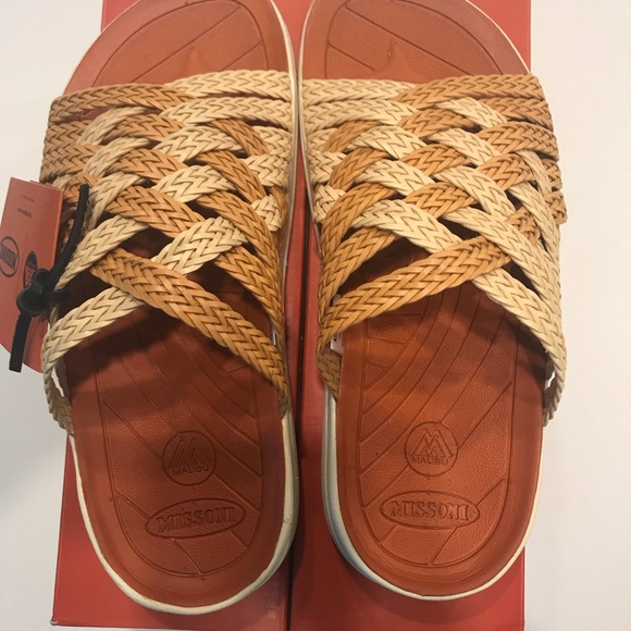 Missoni Malibu vegan huaracha slide sandals women's 8 - Picture 6 of 6